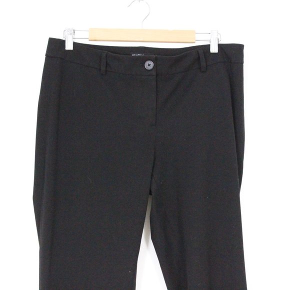 *Hilary Radley Black Straight High Waisted Trouser Pant - Picture 3 of 5